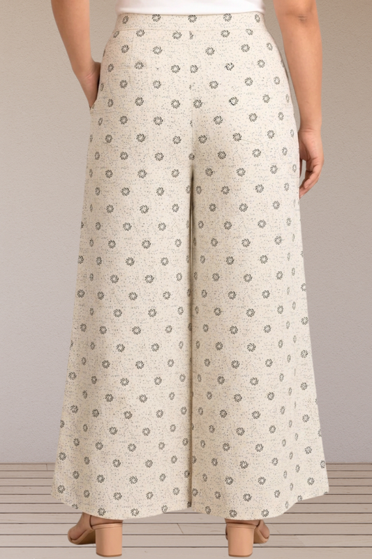 Shwet Chakra Cotton Palazzo