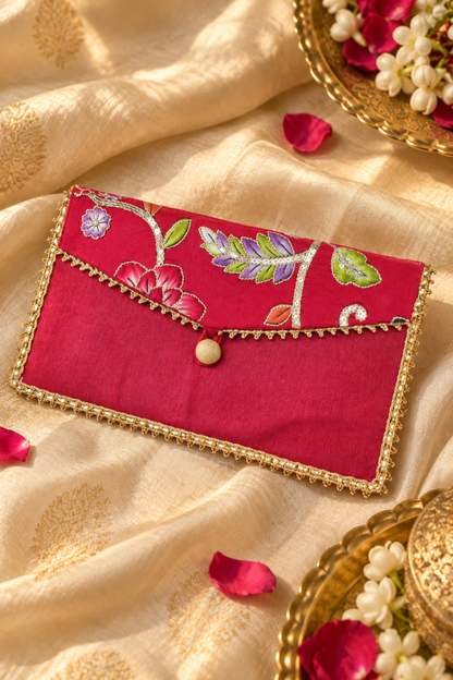 Sindoor Rose Handcrafted Shagun Envelope