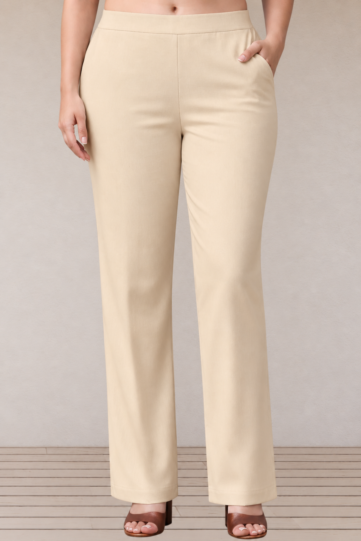 Skin Lycra Slub Pants
