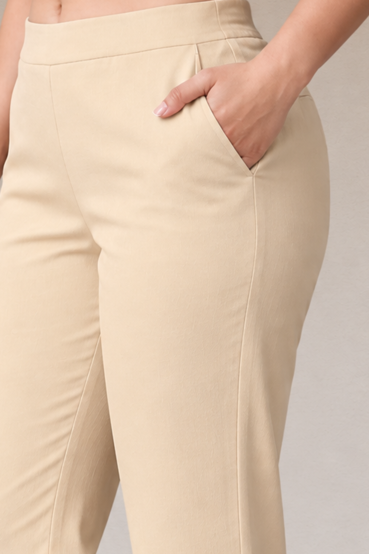Skin Lycra Slub Pants
