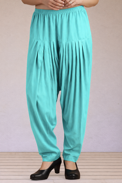 Sky Blue Easy Fit Rayon Salwar
