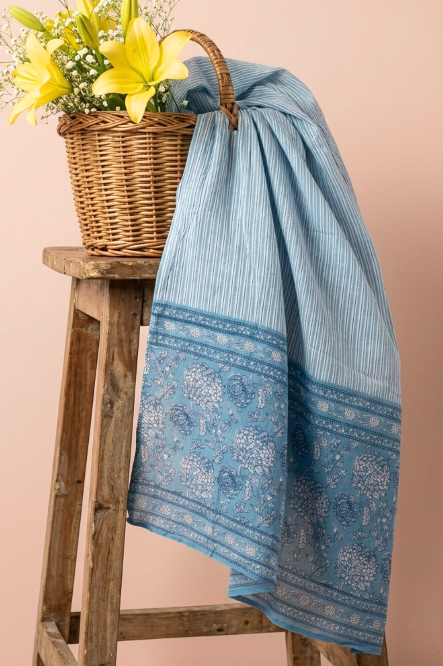 Sky Stripe Cotton Dupatta