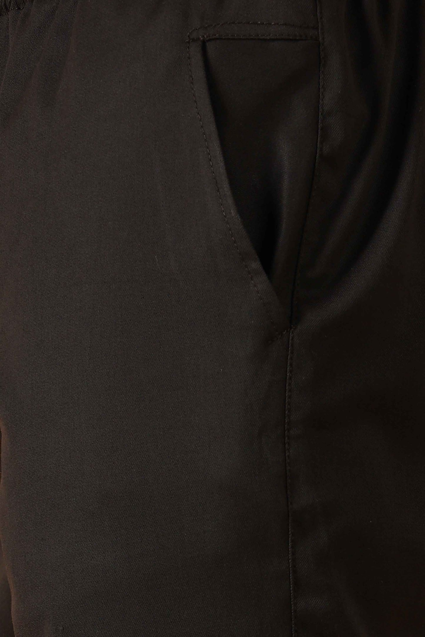 Smoke Black Cotton Lycra Shorts