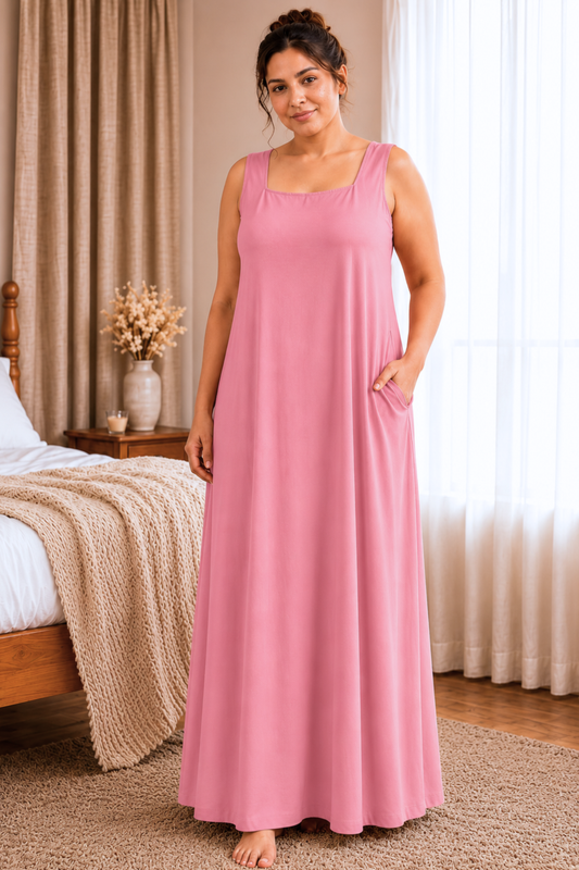 Soft Onion Rayon Night Gown