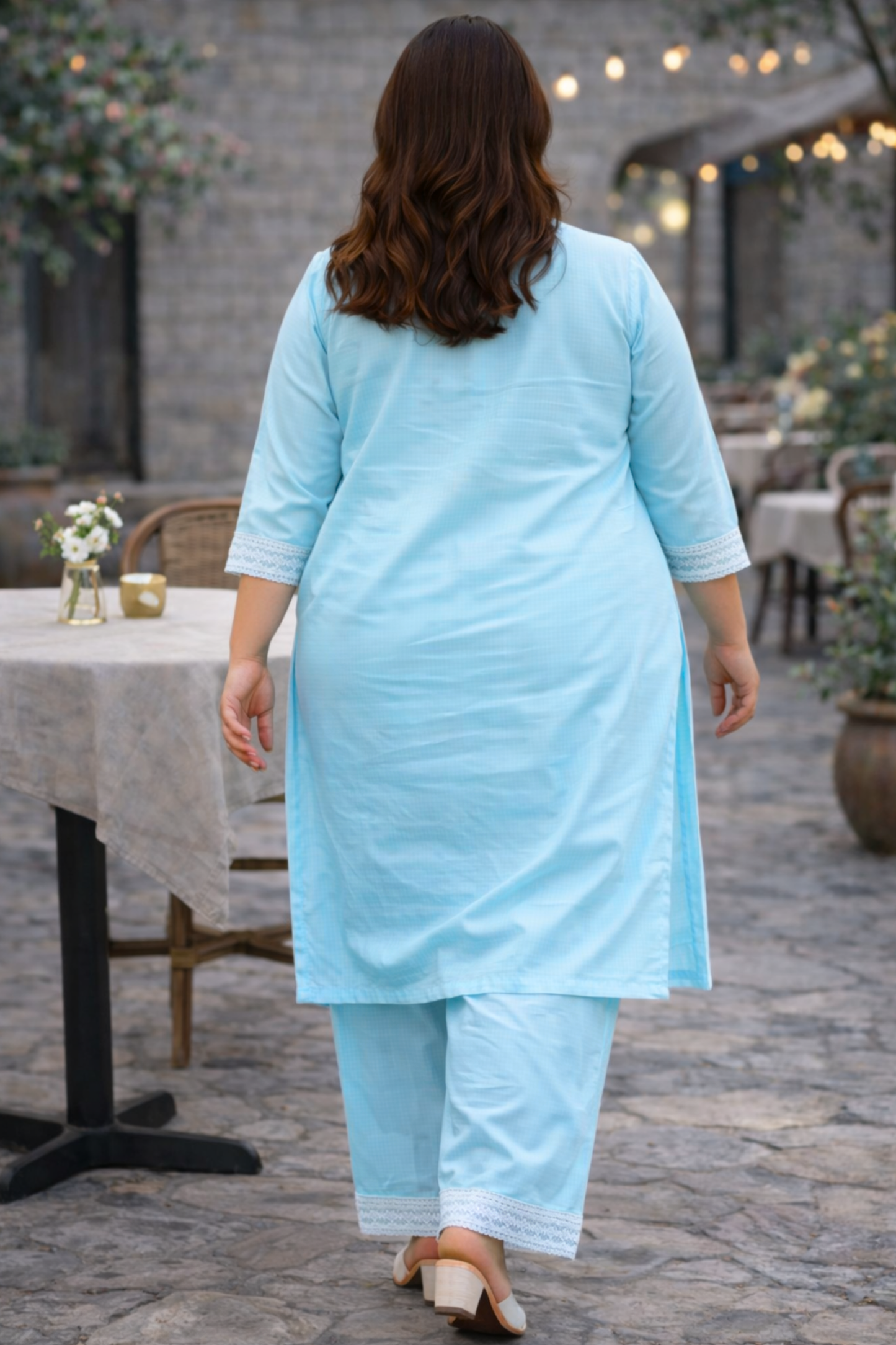 Serene Sky Kota Co-ord Set