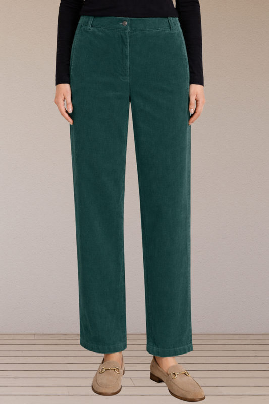 Solid Corduroy Pants