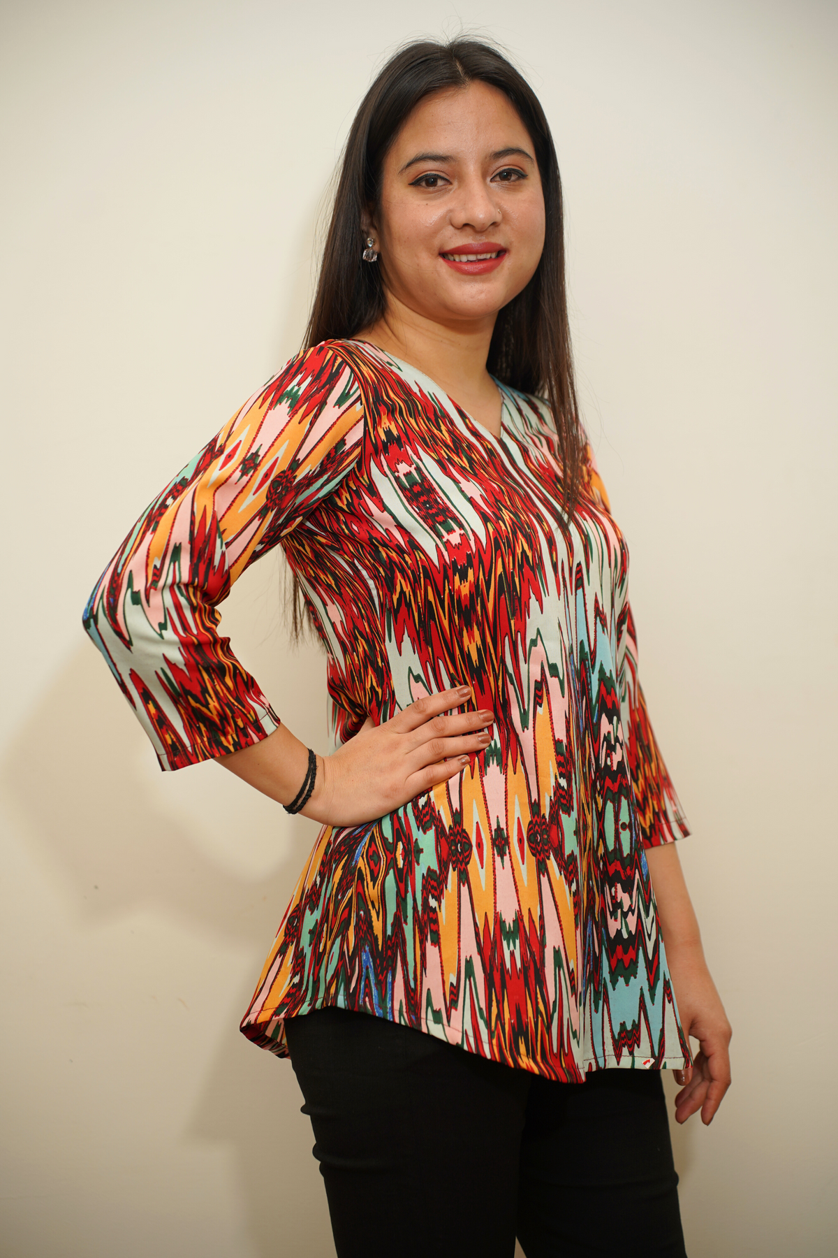 Spring Splash Printed Top