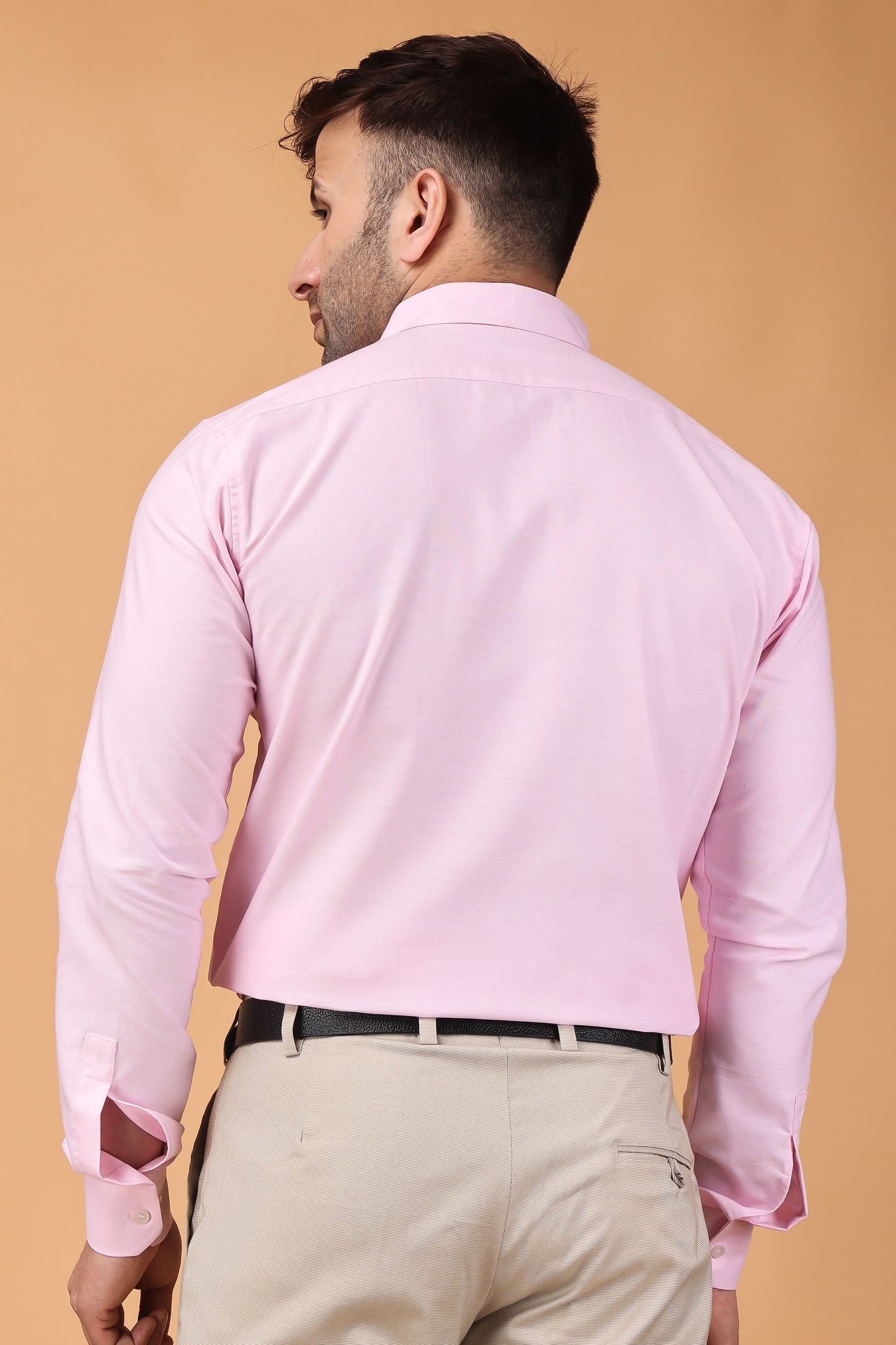  Light Pink Plain Shirts For Men