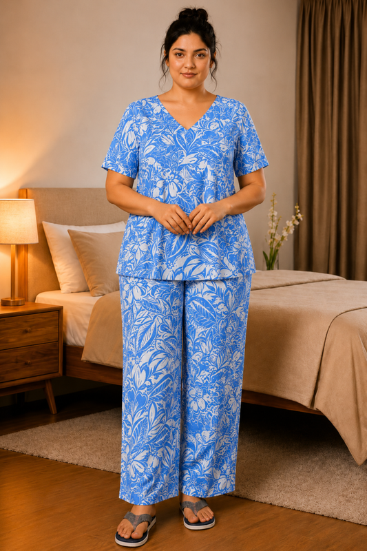 Summer Tide Rayon Night Suit