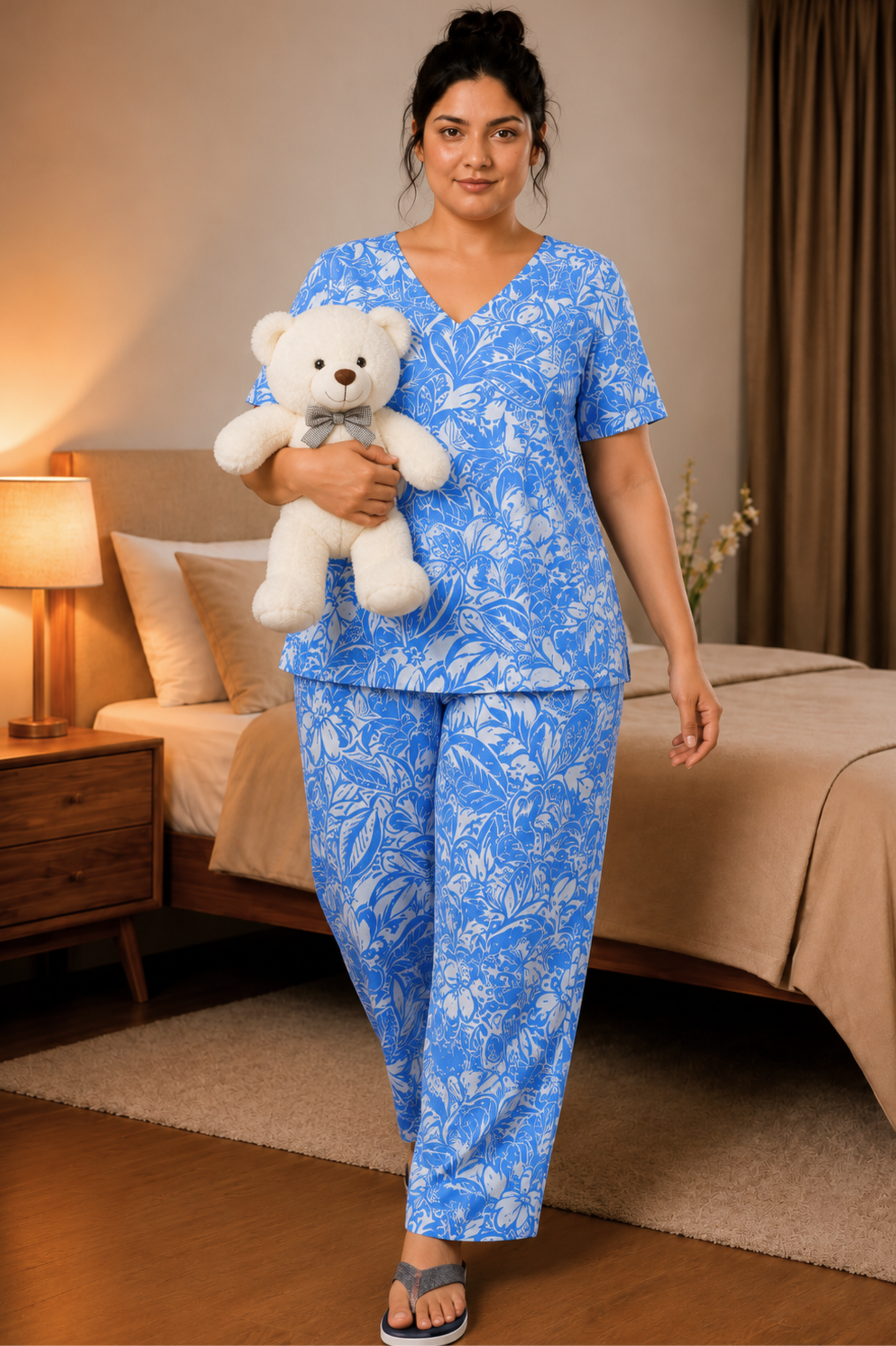 Summer Tide Rayon Night Suit