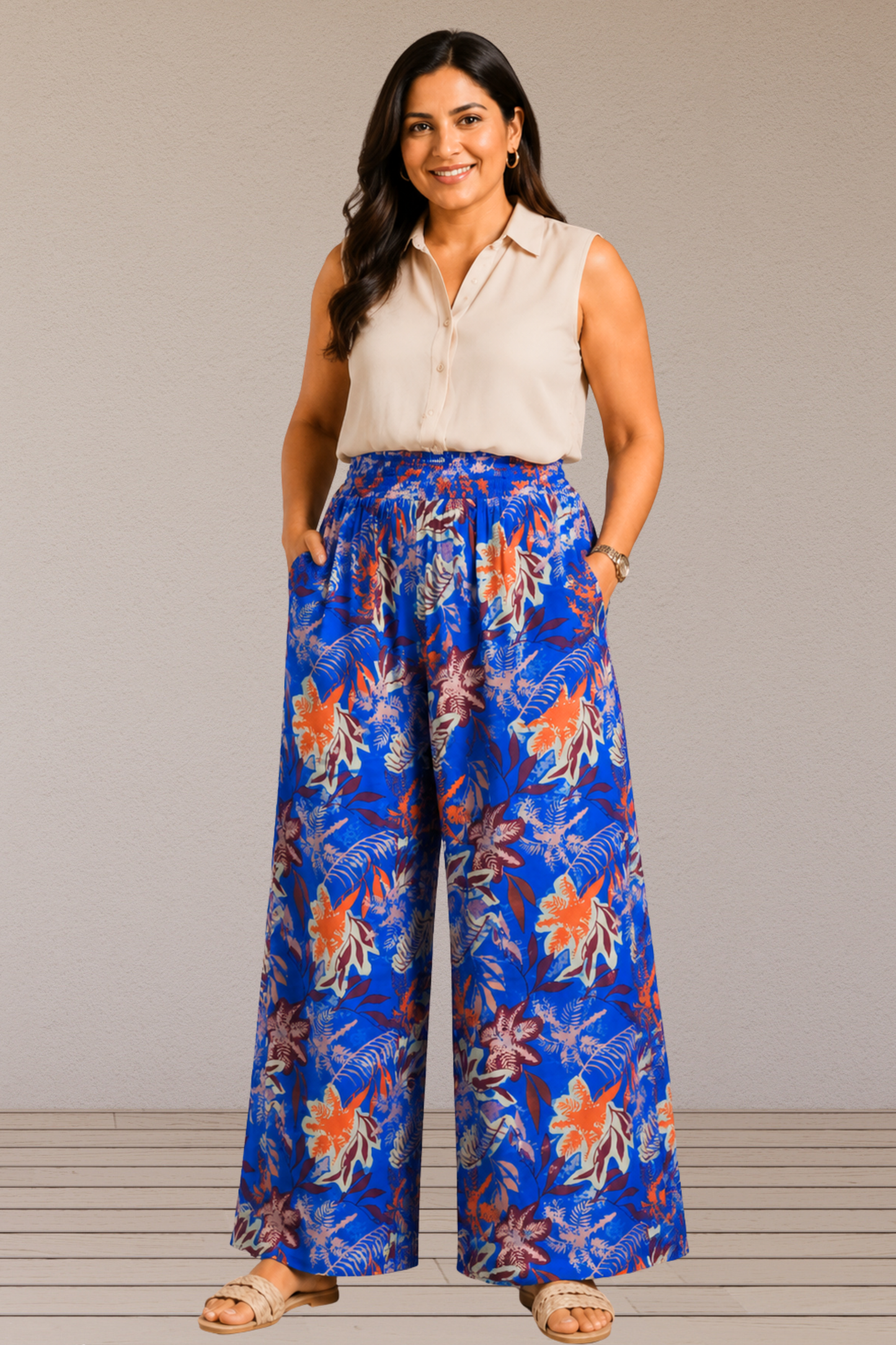Summer Vibrance Floral Lounge Pants