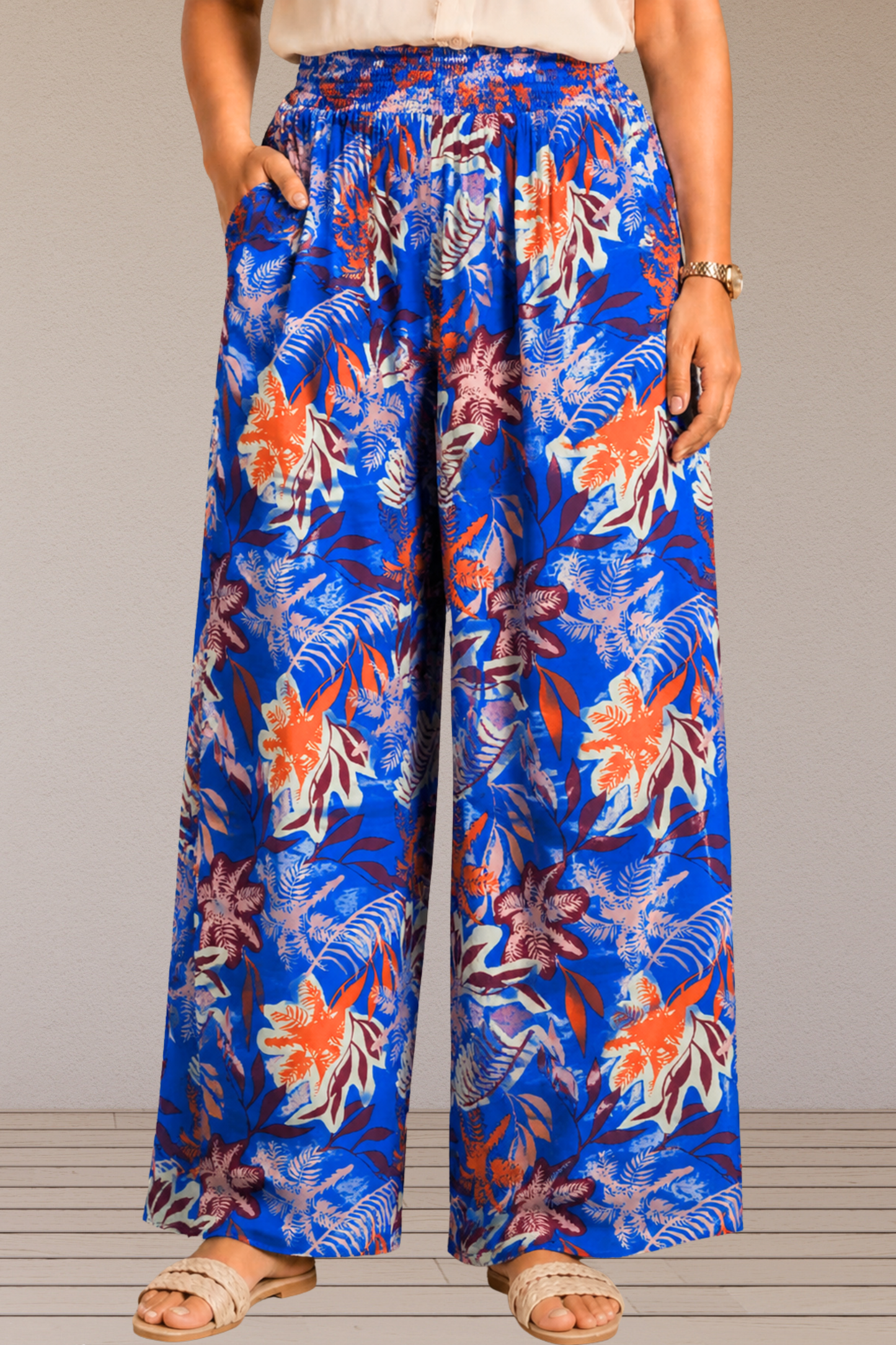 Summer Vibrance Floral Lounge Pants