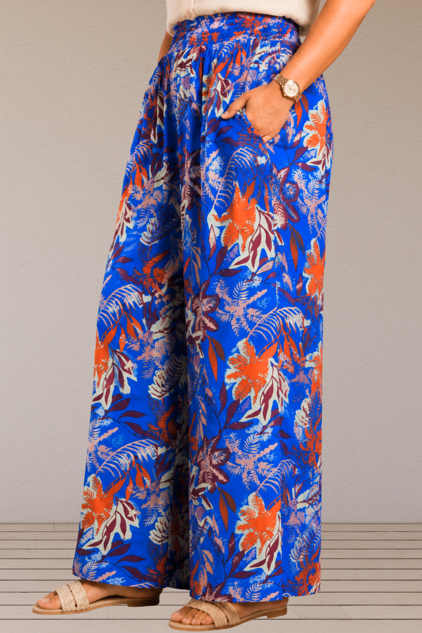 Summer Vibrance Floral Lounge Pants