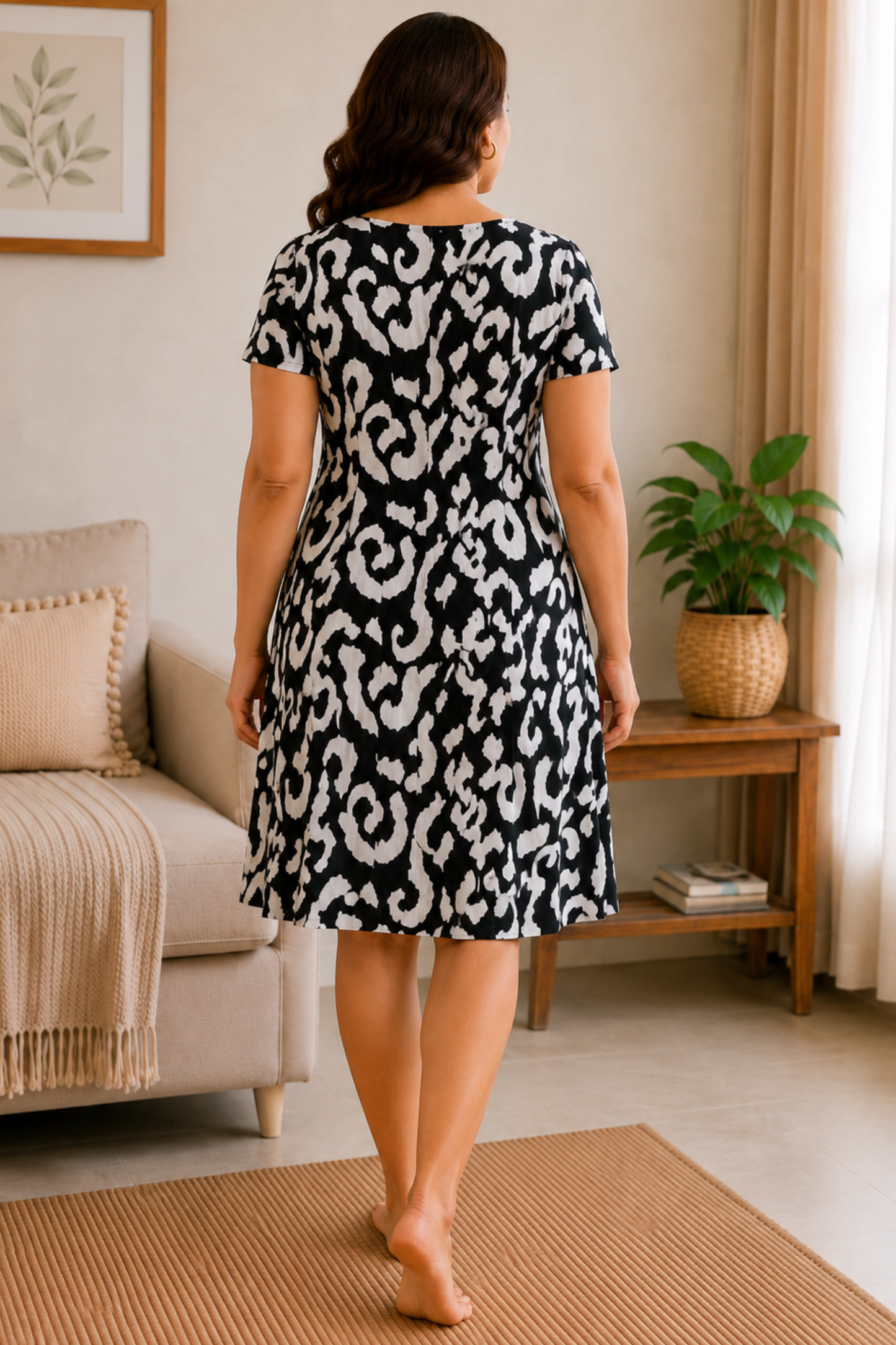 Sunday Noir Rayon Short Nighty