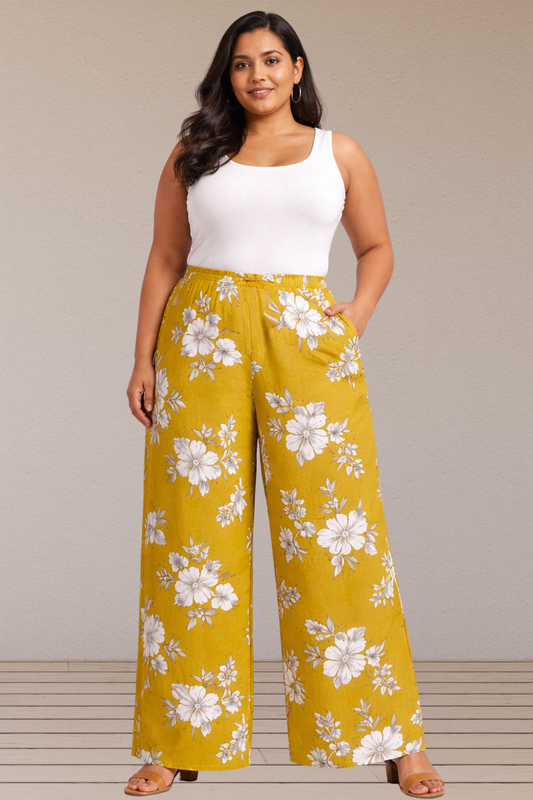 Sunlit Ochre Summer Lounge Pants