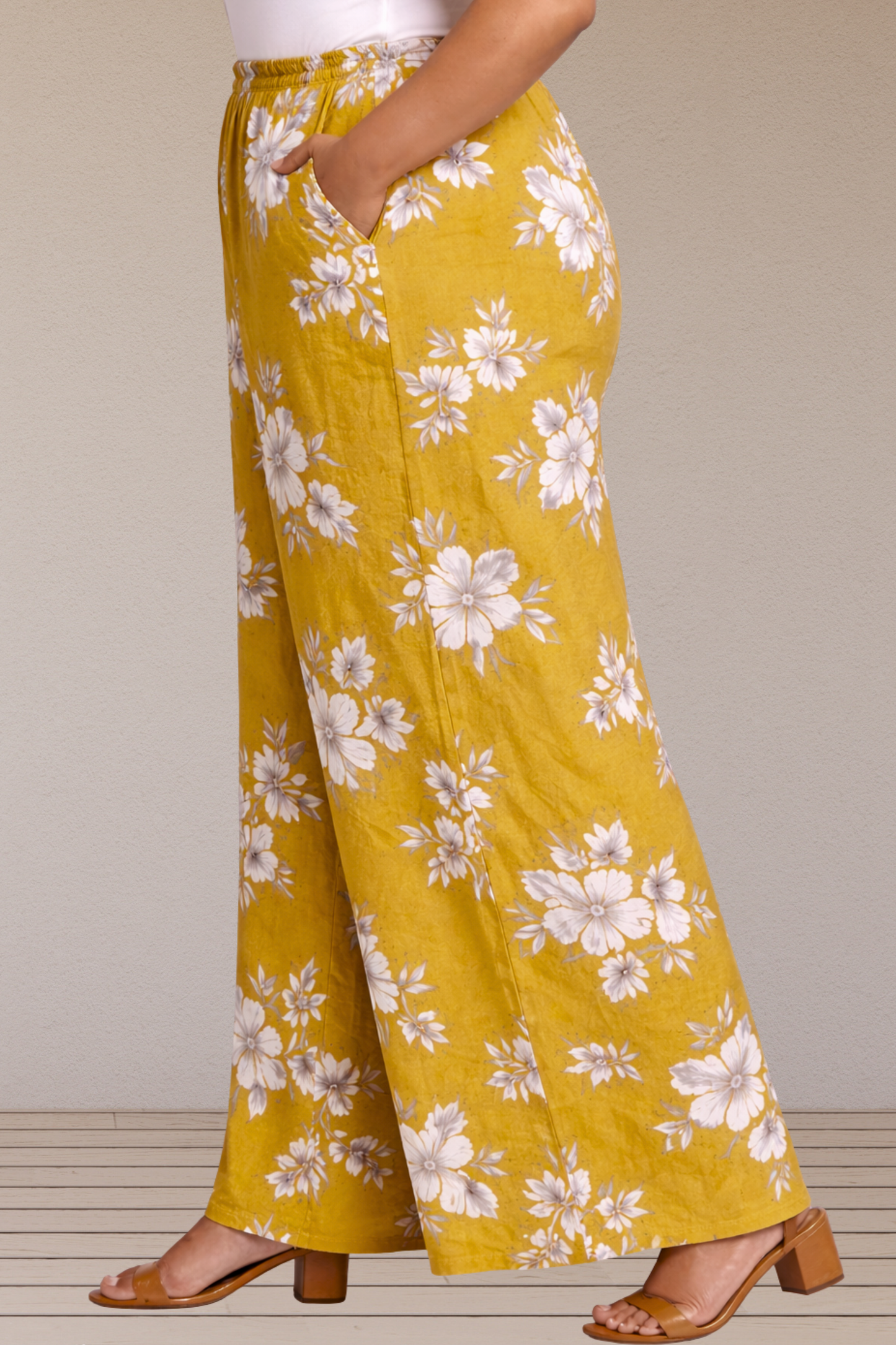 Sunlit Ochre Summer Lounge Pants