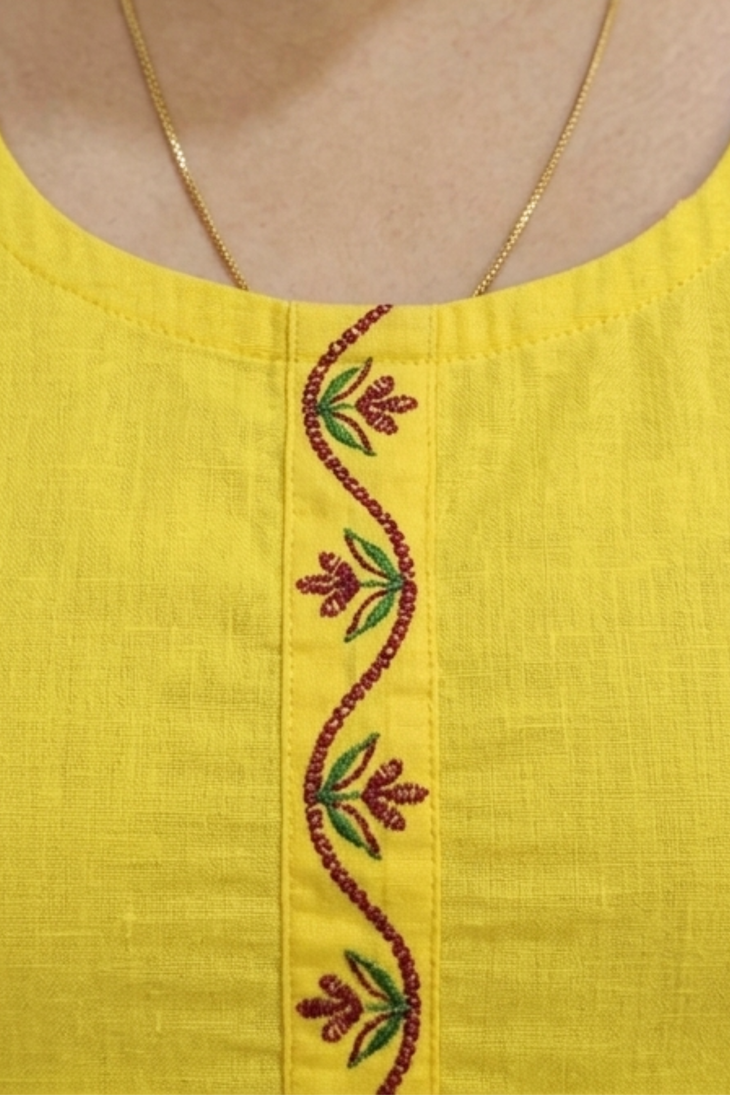 Sunshine Yellow A-Line Kurta Set