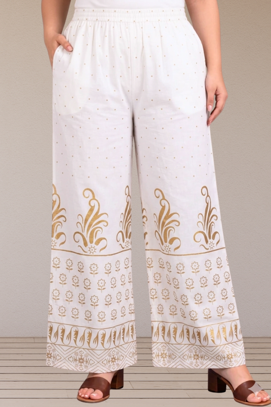 Swarn Noor Cotton Palazzo