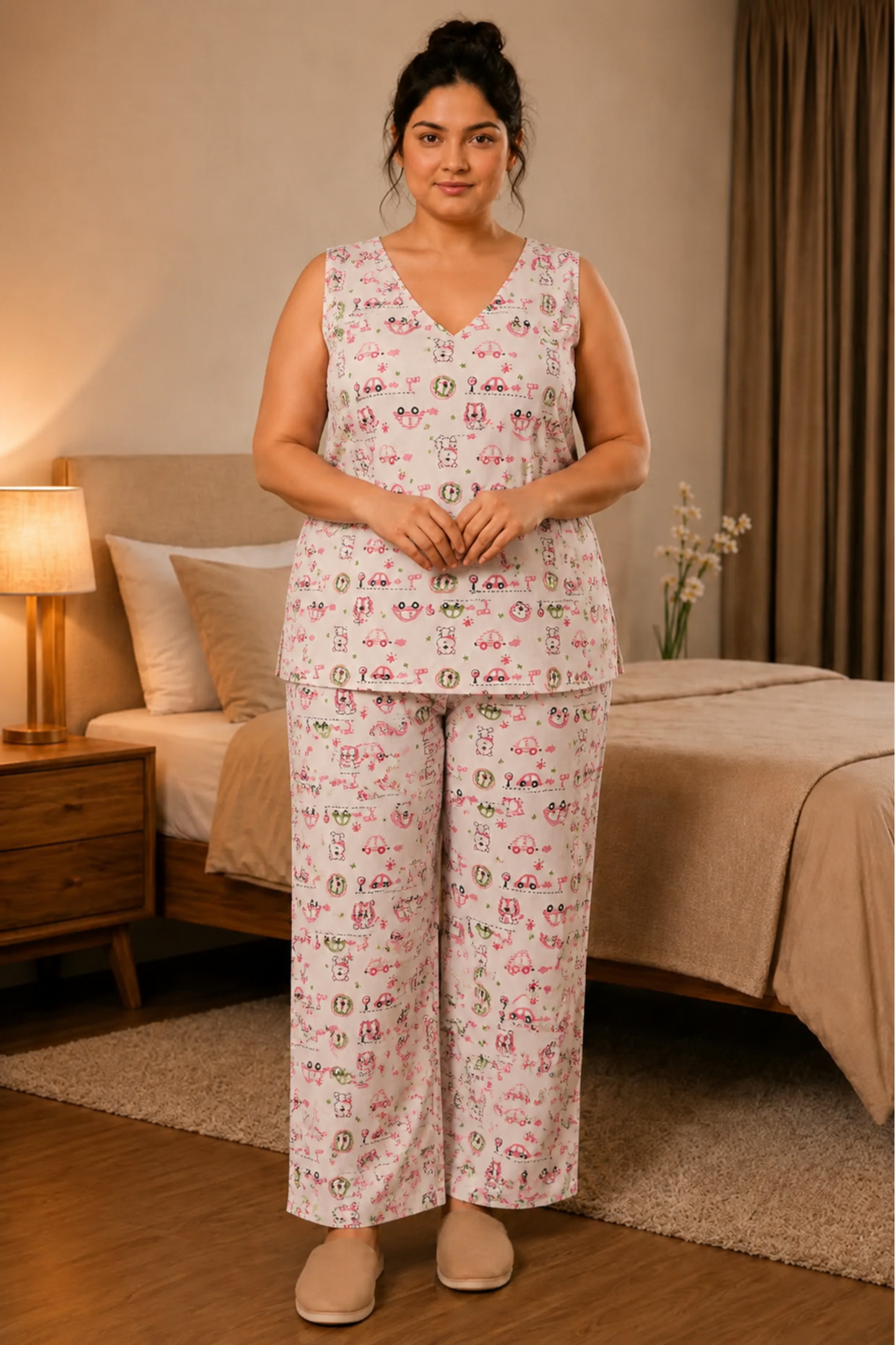 Sweet Dreams Printed Night Suit