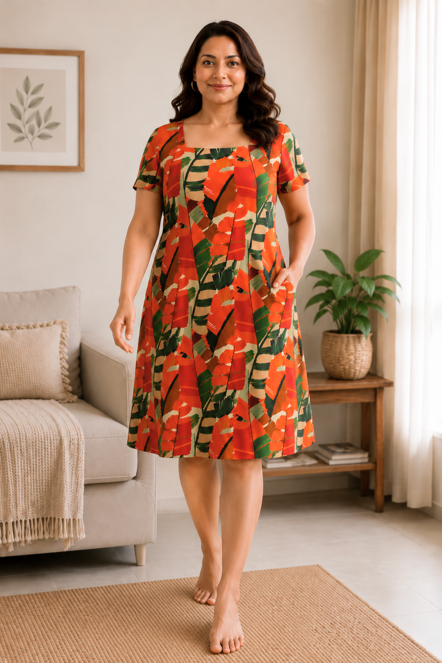 Tangerine Days Rayon Short Nighty