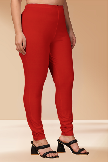 Red Cotton Legging