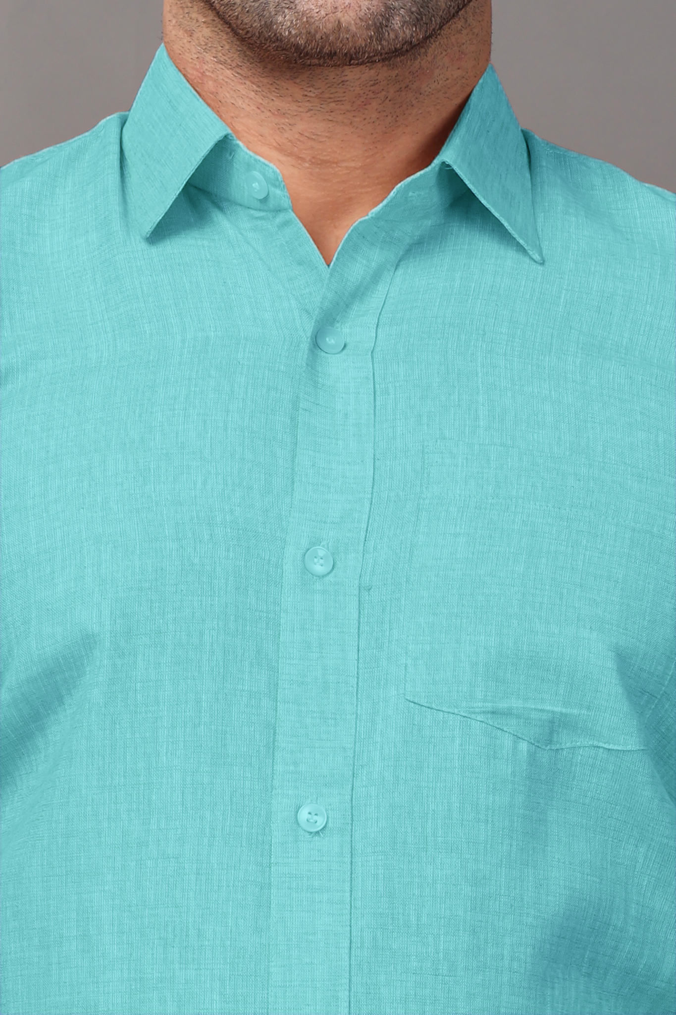 Sky Blue Cotton Shirt