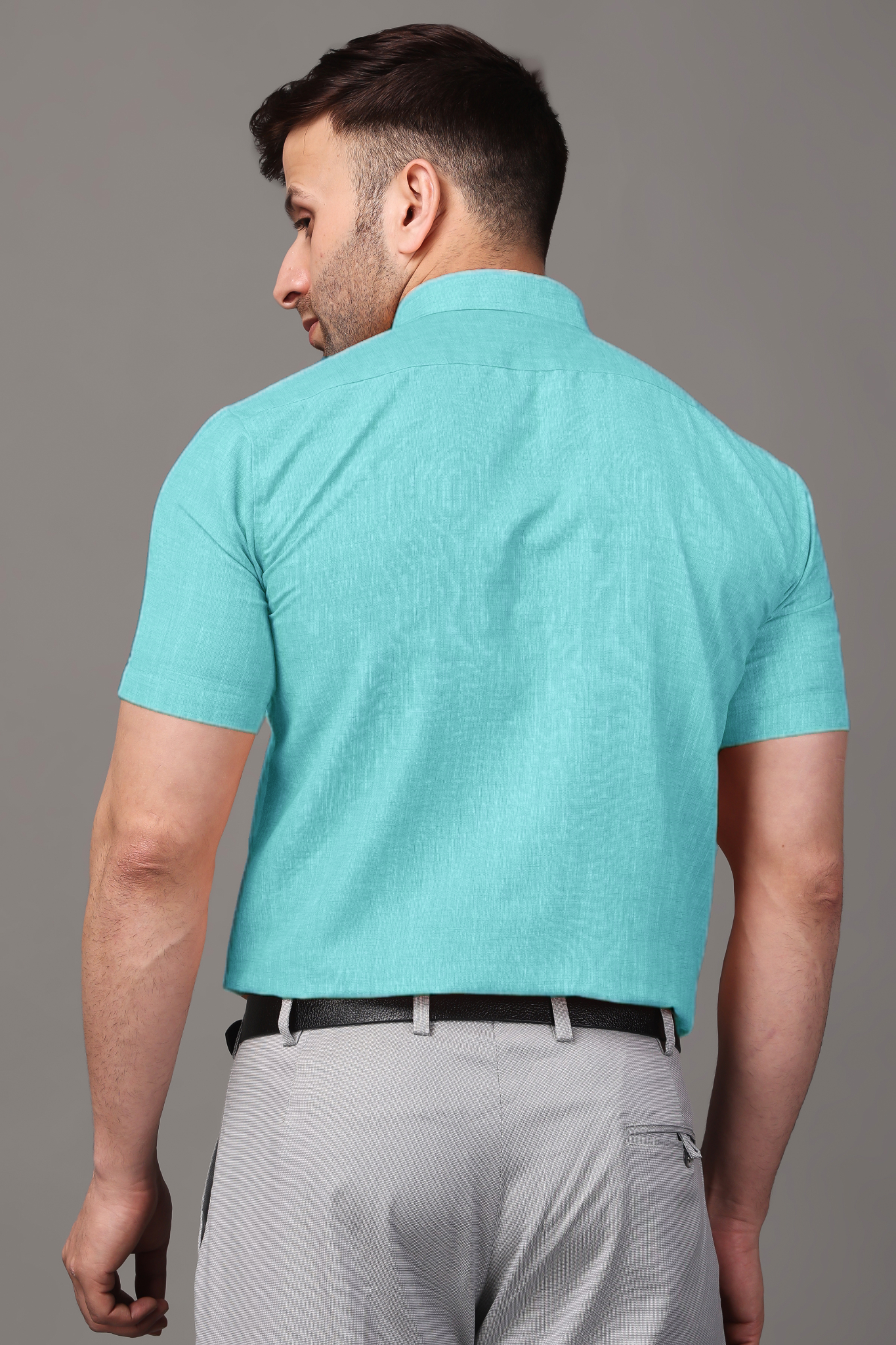 Sky Blue Cotton Shirt
