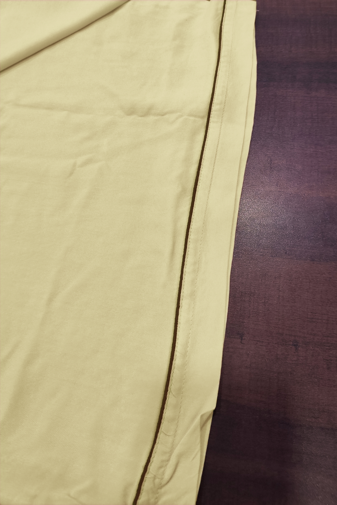 Lemon Detailed Hemline Rayon Palazzo