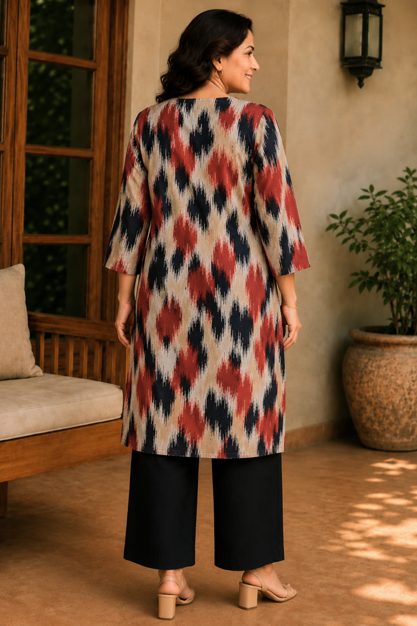 Terracotta Trails Cotton Kurta