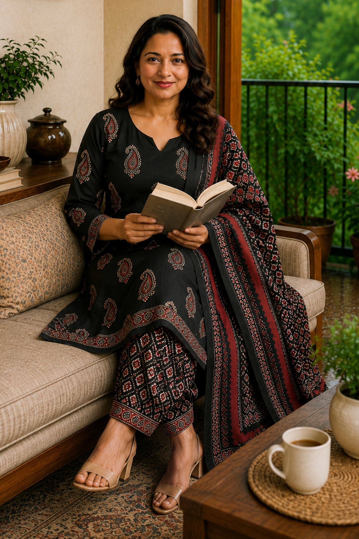 Blackwood Printed Cotton Kurta Set