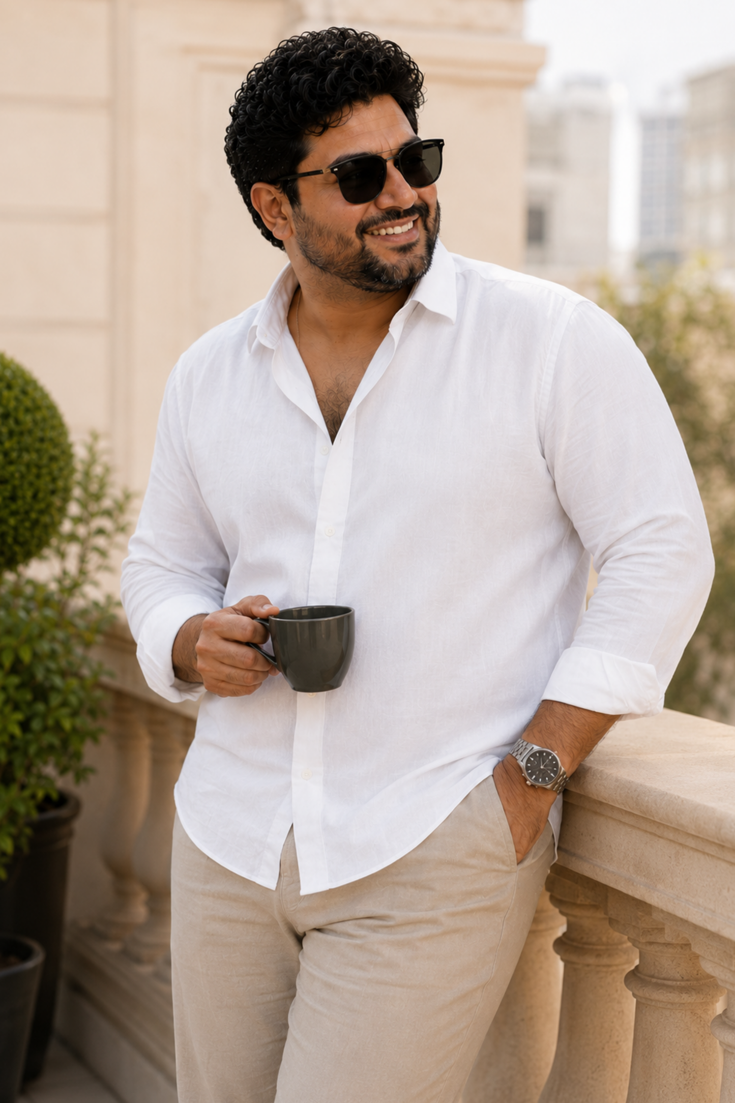 Timeless White Poplin Cotton Shirt