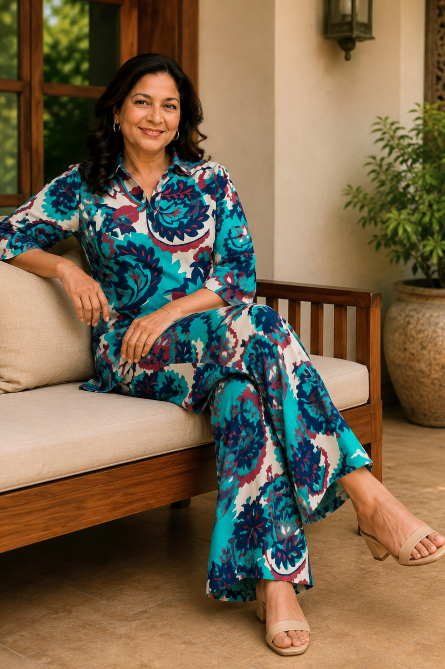 Tropical Muse Cotton Co-ord Set
