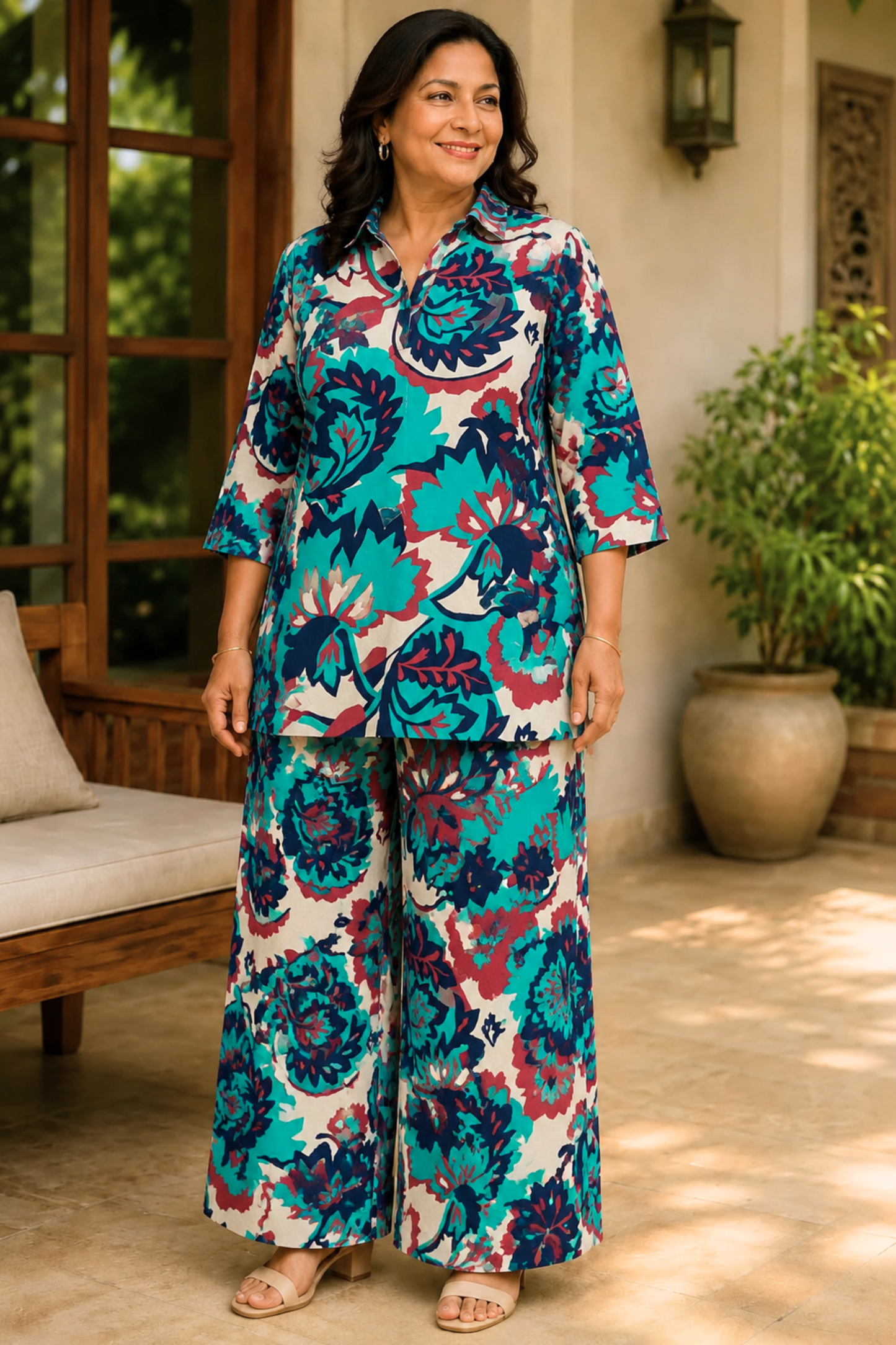 Tropical Muse Cotton Co-ord Set