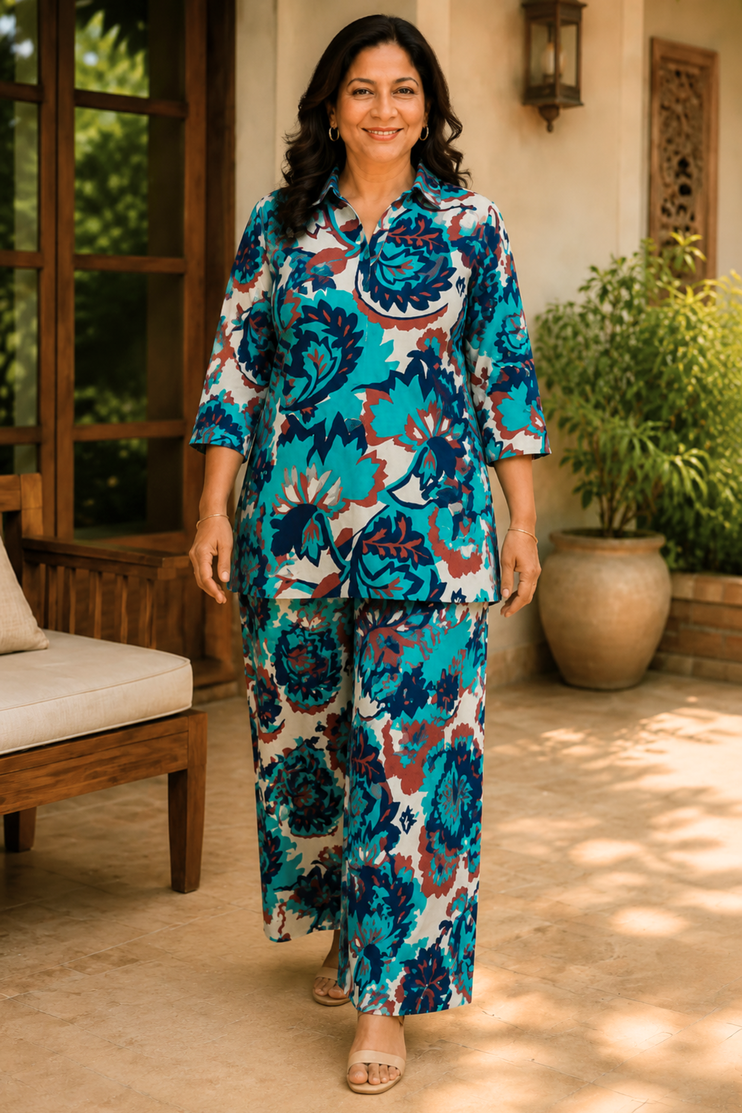 Tropical Muse Cotton Co-ord Set