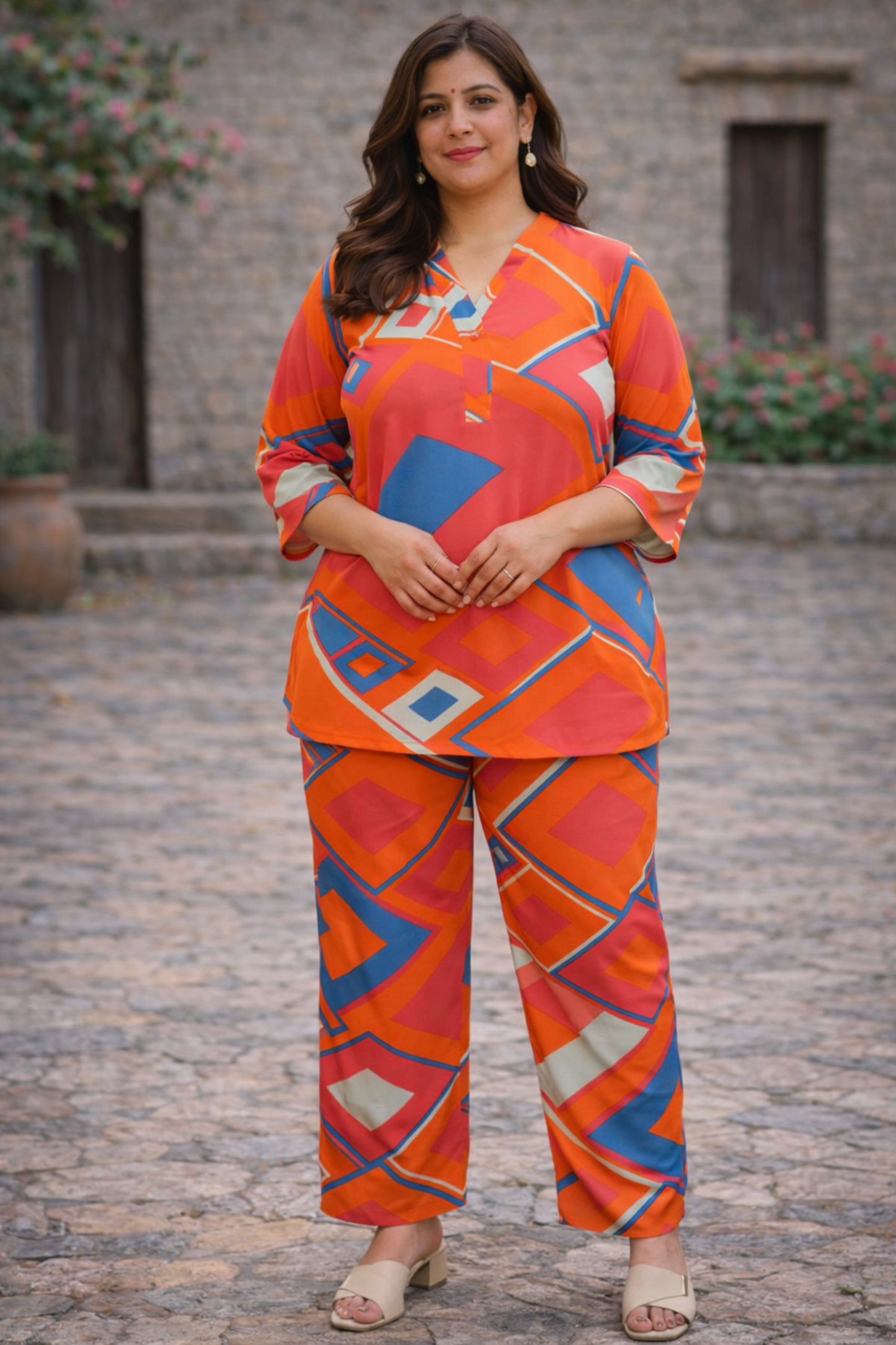 Tropical Sunset Printed Co-ord Set