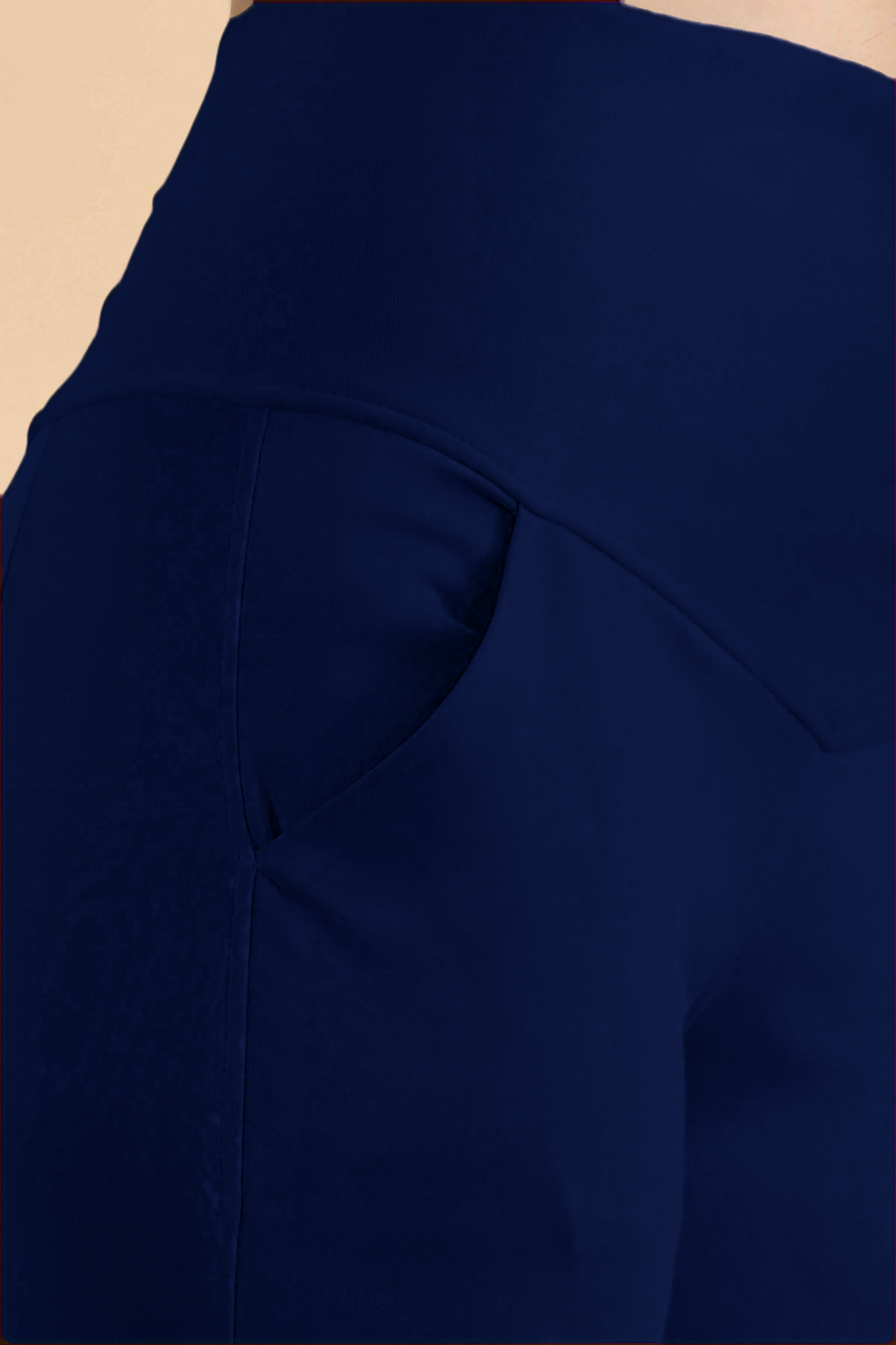 Navy Blue Tummy Tucker Capris