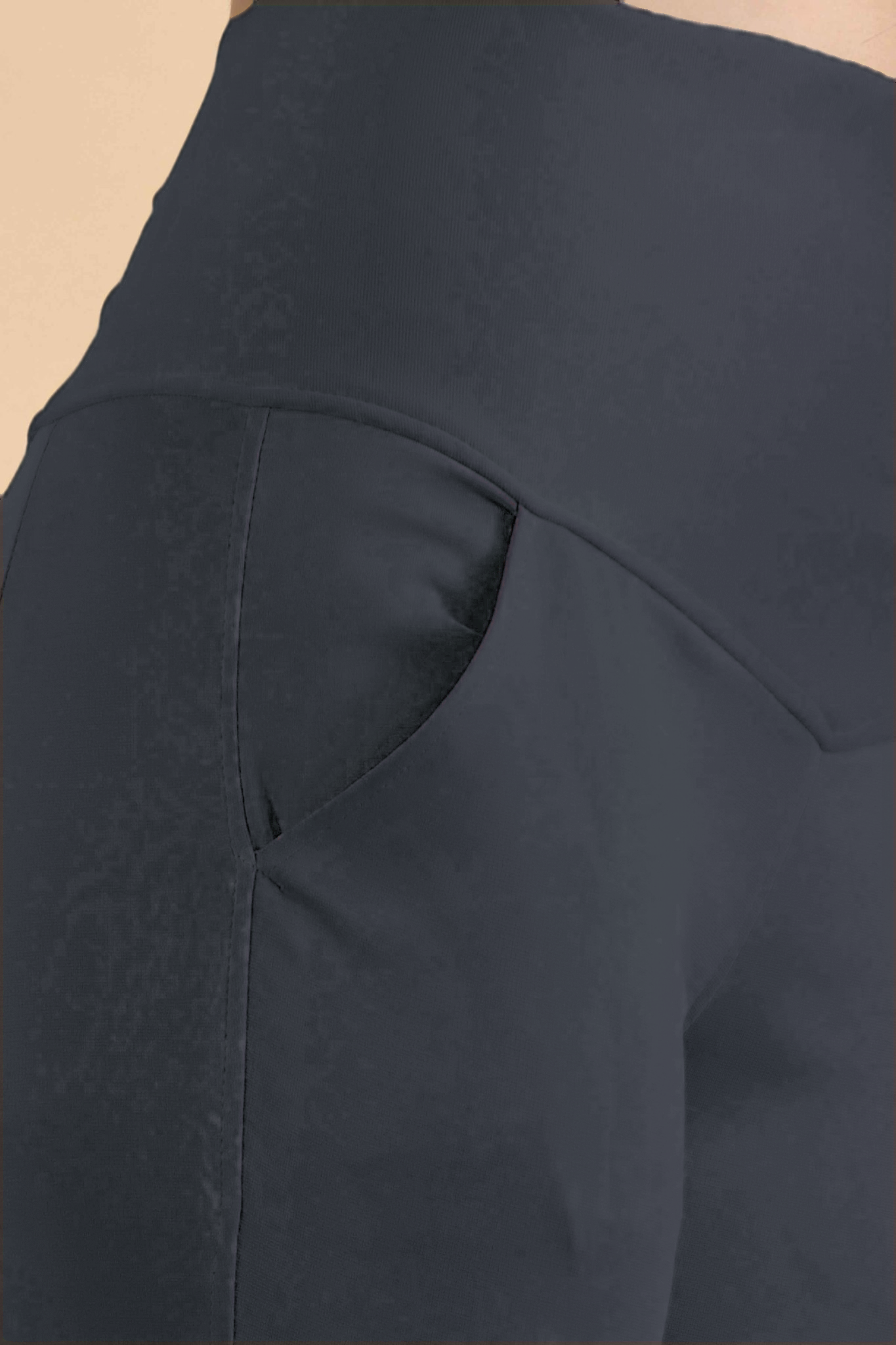 Dark Grey Tummy Tucker Capris