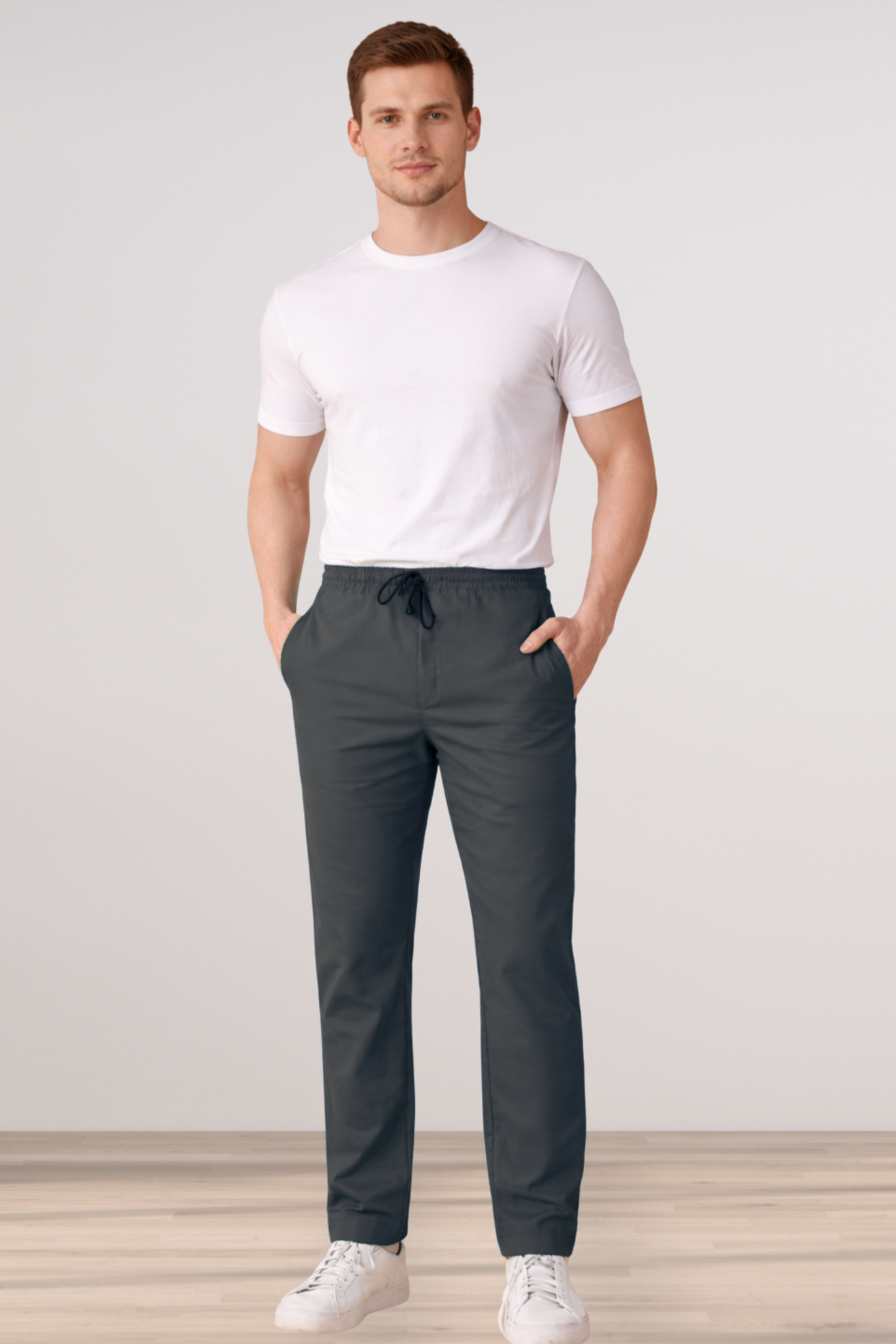 Twilight Grey Cotton Cargo - 2 Pocket