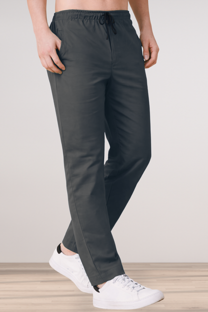 Twilight Grey Cotton Cargo - 2 Pocket