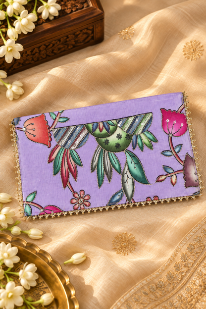 Twilight Lavender Handcrafted Shagun Envelope
