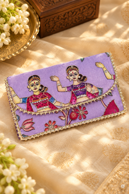 Twilight Lavender Handcrafted Shagun Envelope