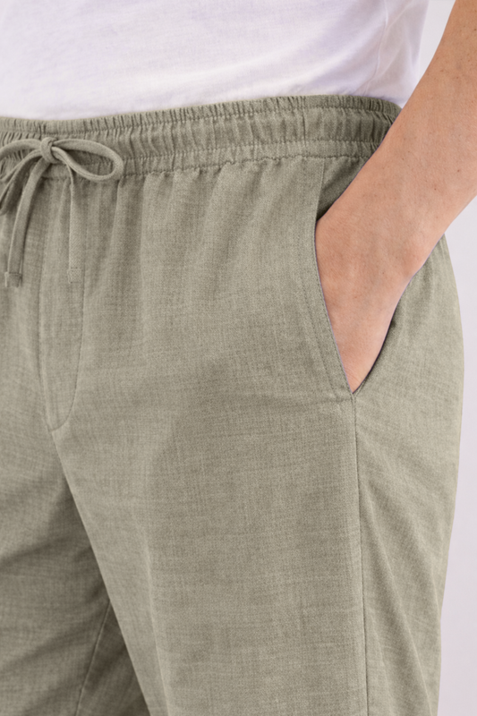 Umber Grey Cotton Pajama Pants