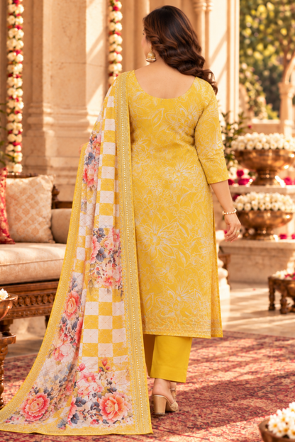 Vasant Mehfil Floral Suit Set