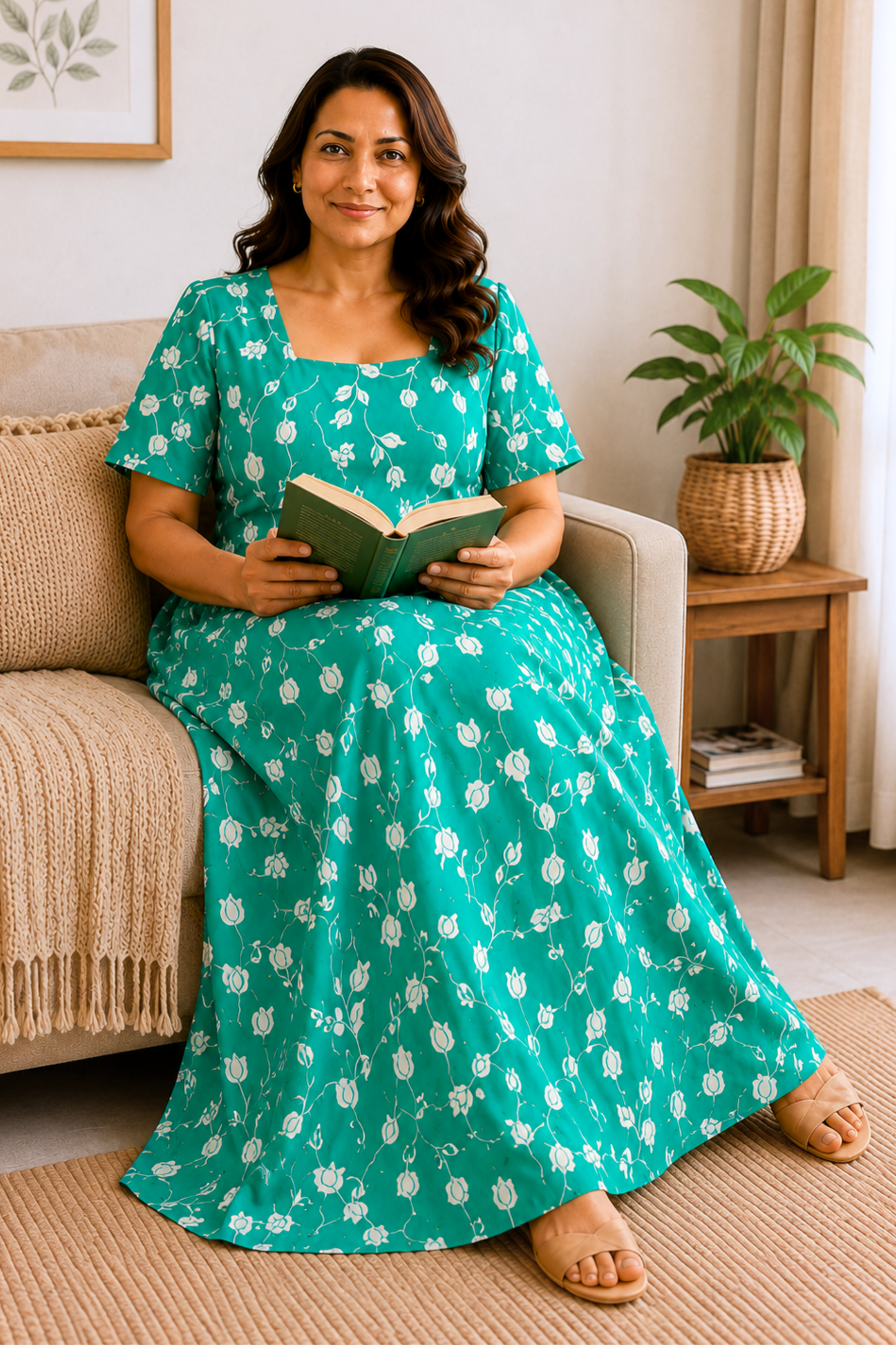 Emerald Ease Rayon Night Gown