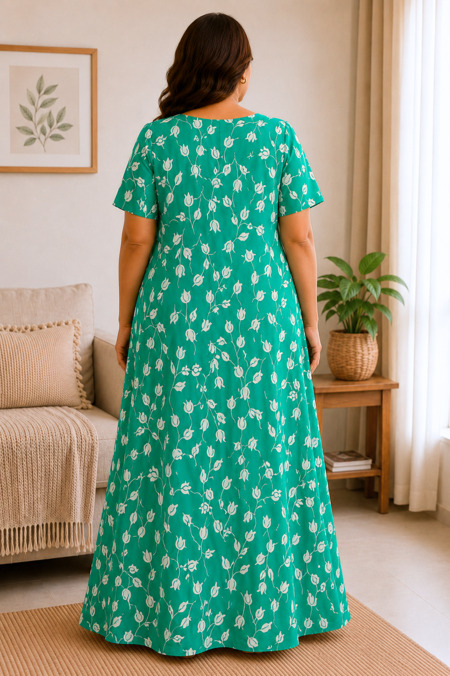Emerald Ease Rayon Night Gown