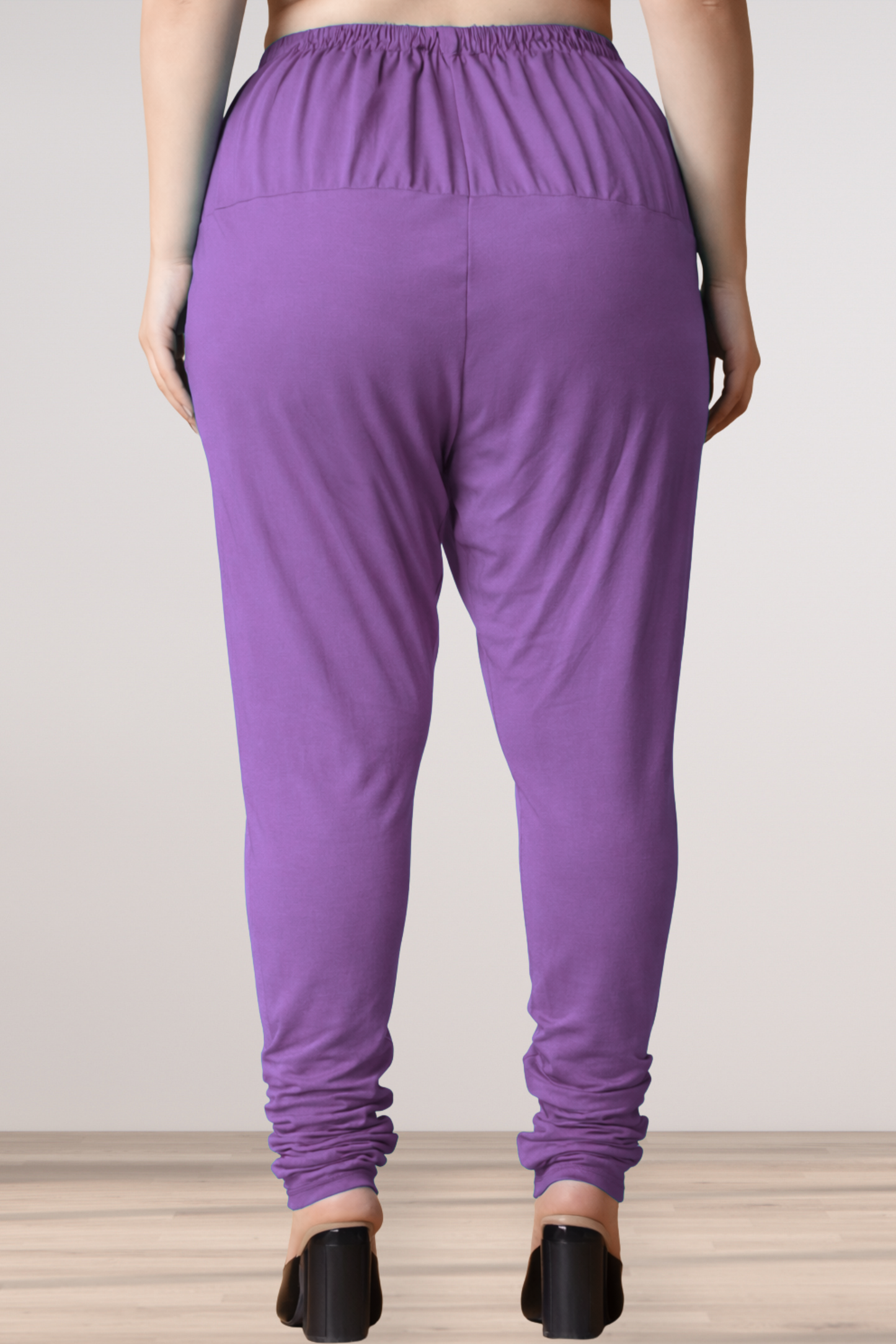 Violet Cotton Churidar Pants