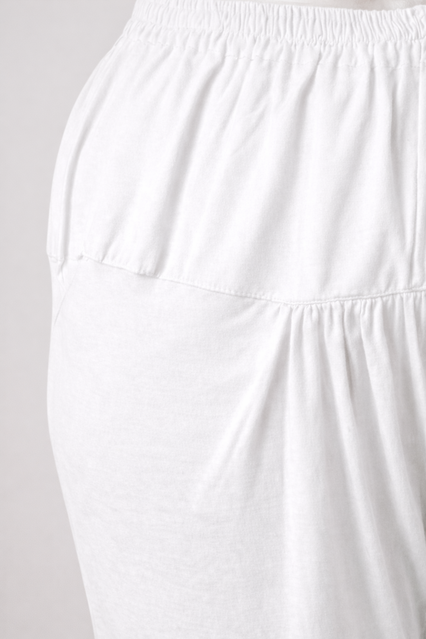 White Cotton Churidar Pants