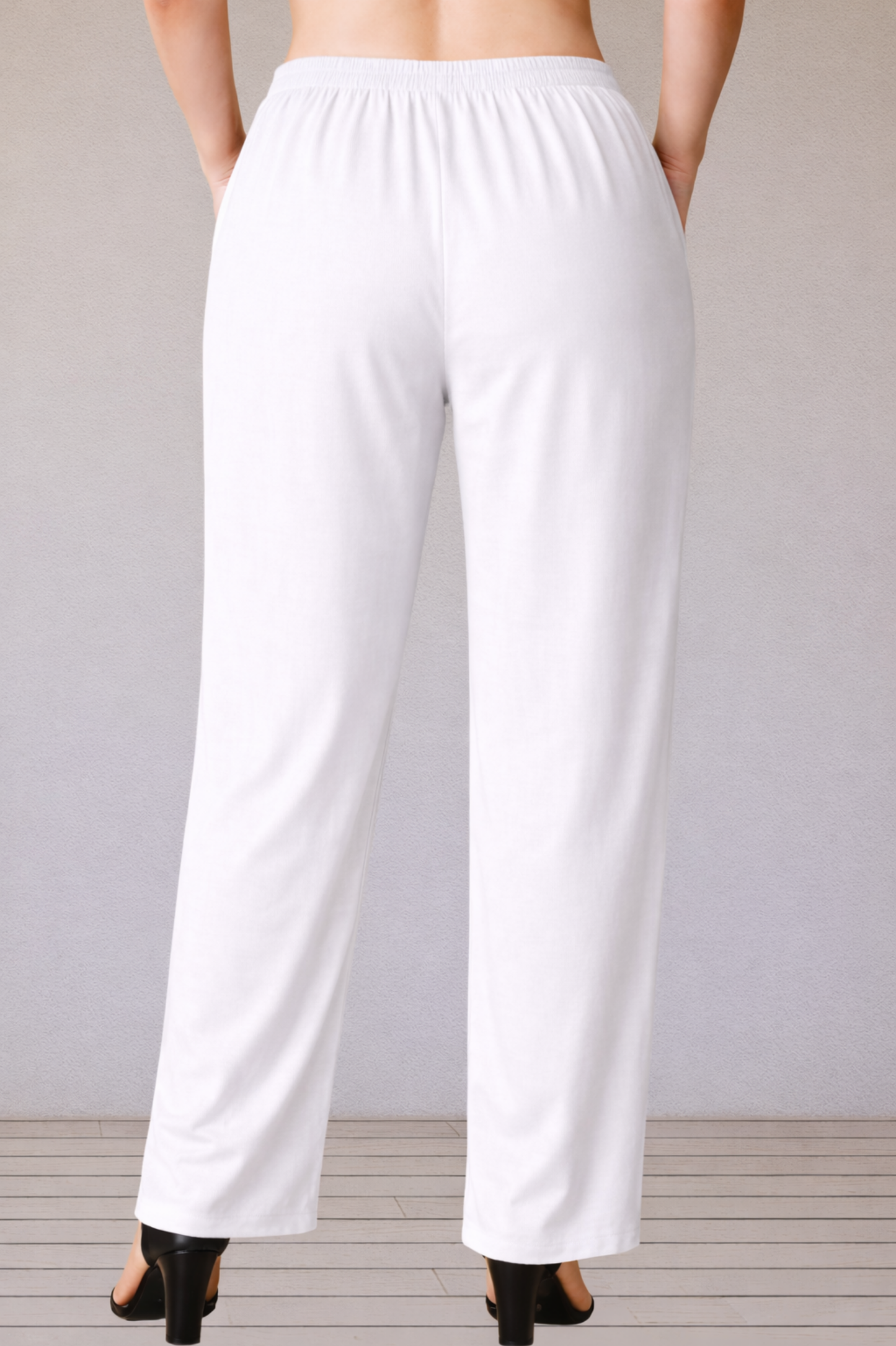 White Rayon Kurti Pant
