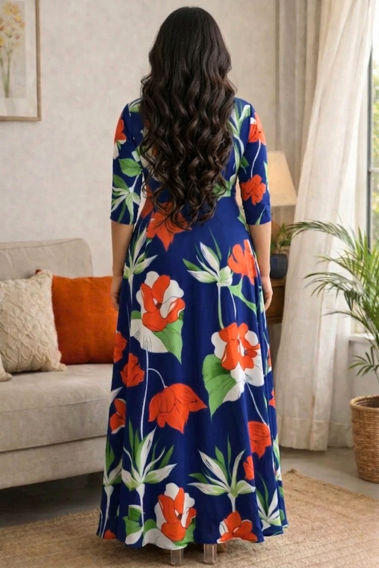 Wild Flower Summer Dress With Pockets