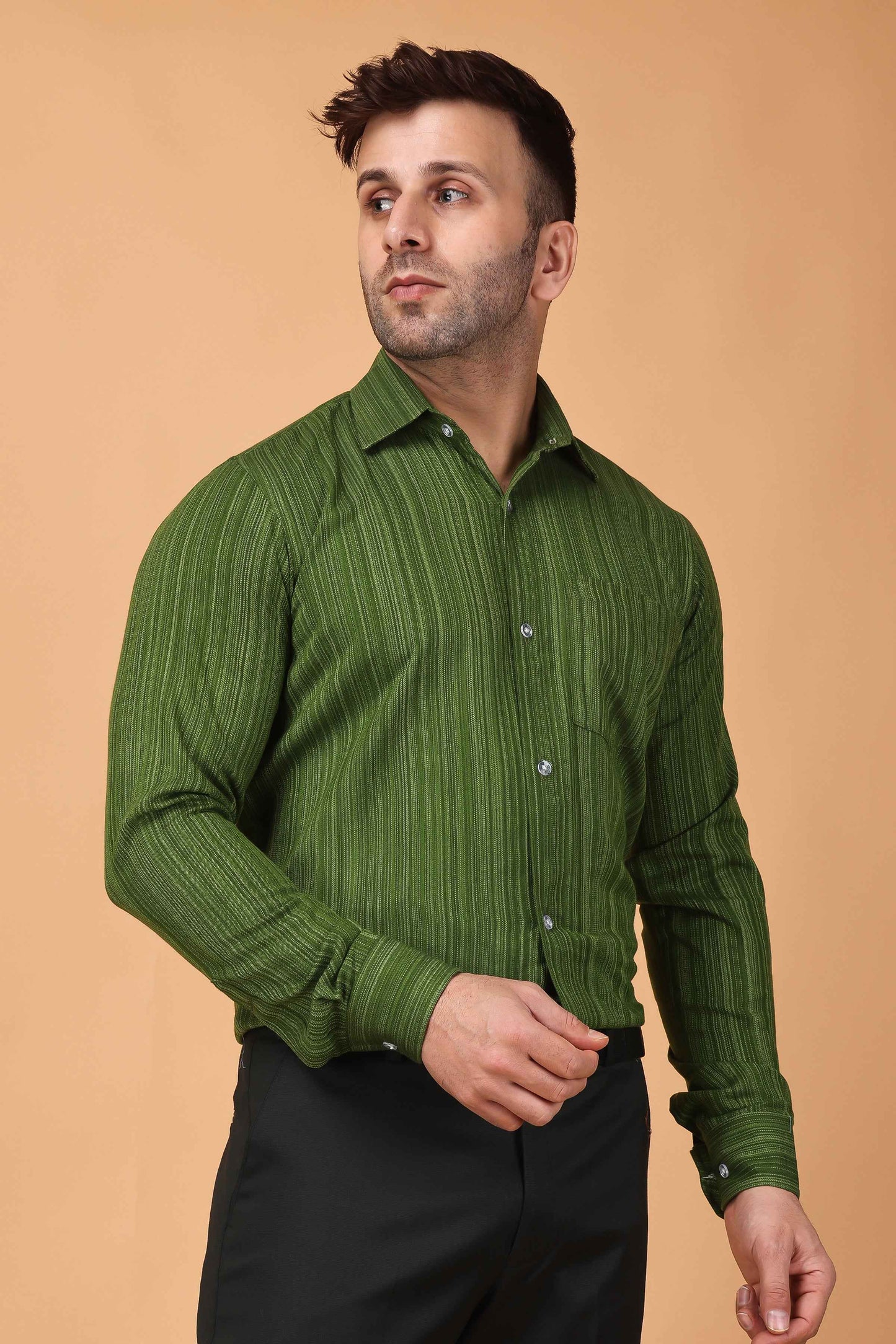 Buy Plus Size ​Wild Flower Woollen Shirt At Apella | Sizes XS to 10 XL | India | Free Delivery | Customized